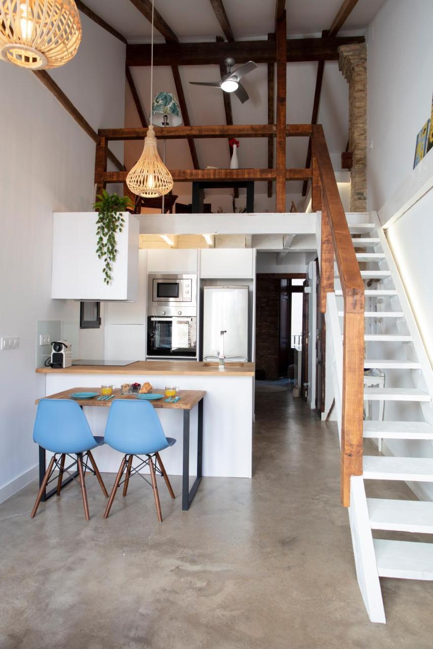 Florit Flats - Charming Apartment With Interior Terrace In Cabanyal Near The Beach バレンシア エクステリア 写真