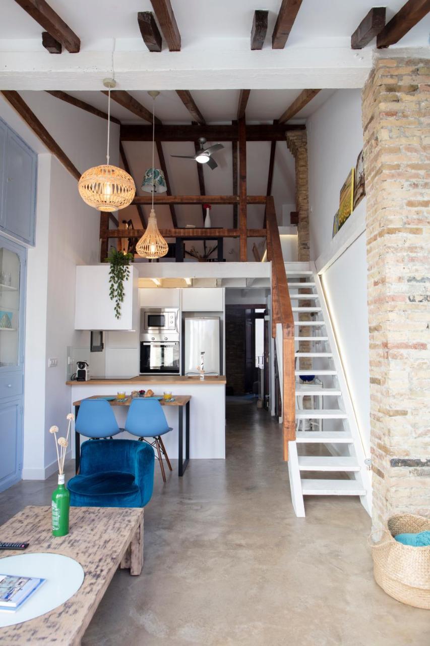 Florit Flats - Charming Apartment With Interior Terrace In Cabanyal Near The Beach バレンシア エクステリア 写真