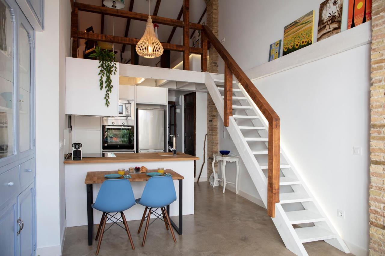 Florit Flats - Charming Apartment With Interior Terrace In Cabanyal Near The Beach バレンシア エクステリア 写真